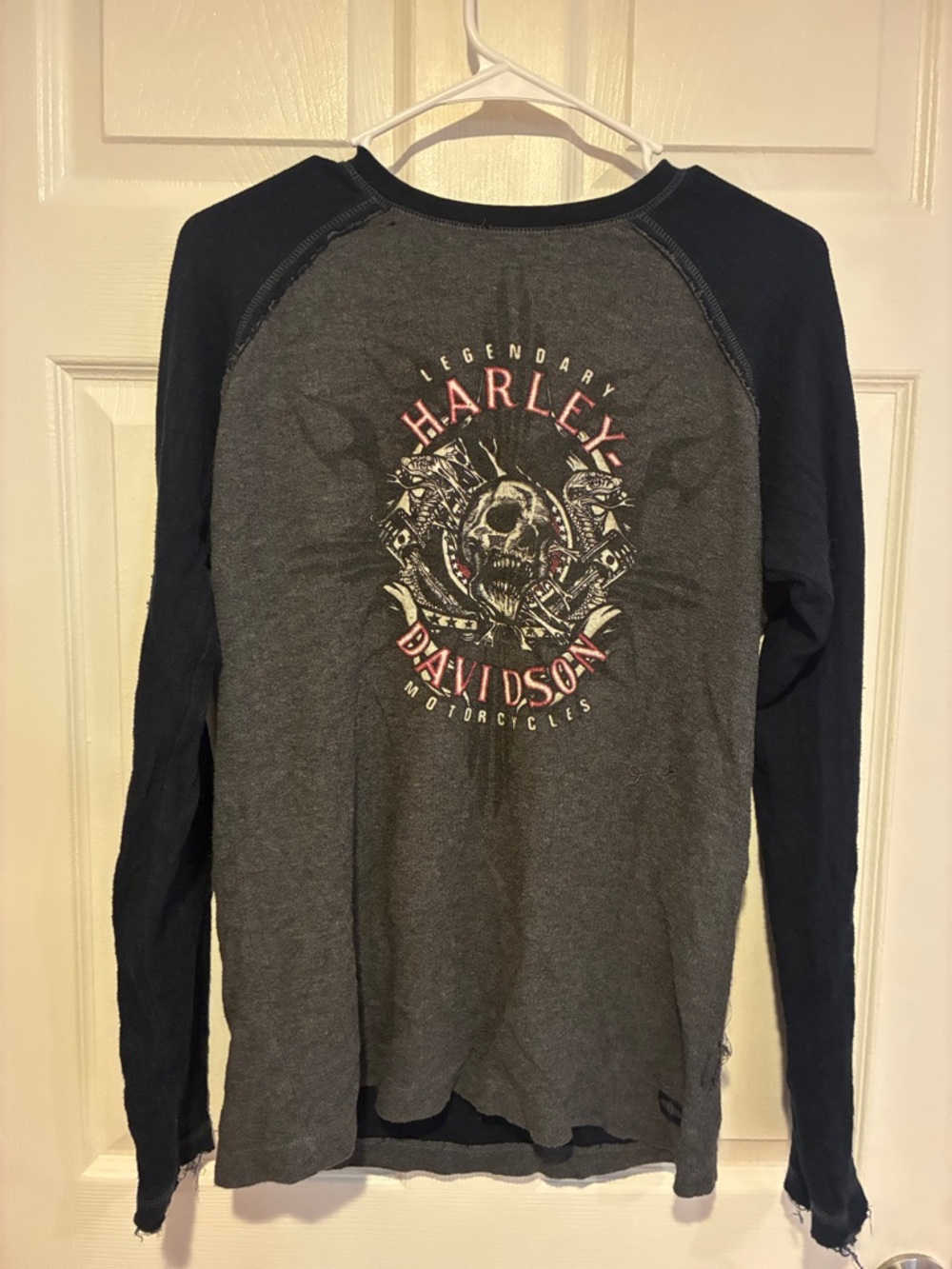 Harley-Davidson Skull Graphic Long Sleeve
